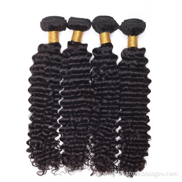 Virgin Cuticle Aligned Hair,Wholesale Virgin Human Hair Weave Bundle Vendor,high-quality Virgin Brazilian deep wave Hair Bundles
